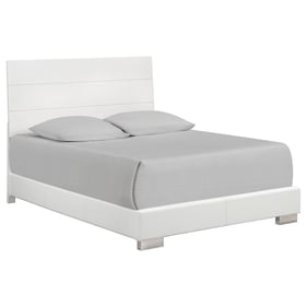 Coaster Furniture Felicity Glossy White King Bed