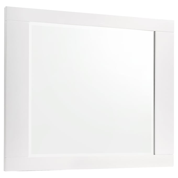 Coaster Furniture Felicity Glossy White Mirror CST-203504