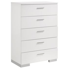 Coaster Furniture Felicity Glossy White Chest