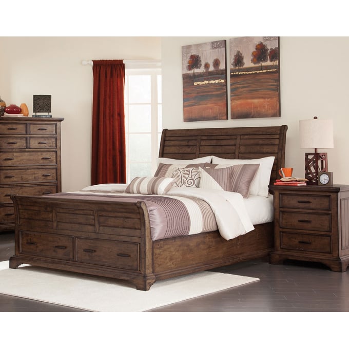 Coaster Furniture Elk Grove 4pc Bedroom Set With Queen Bed CST-203891Q-BR-S1