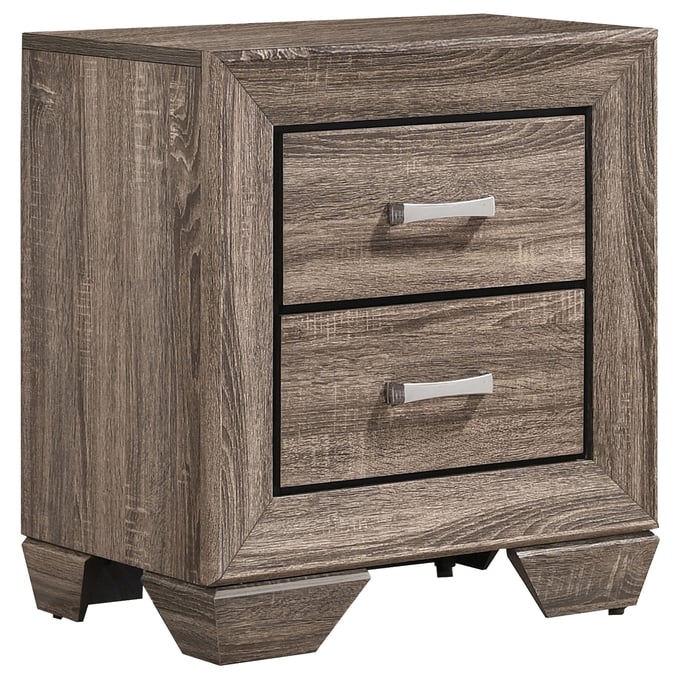 Coaster Furniture Kauffman Taupe 2 Drawers Nightstand CST-204192