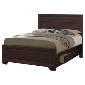 Coaster Furniture Kauffman Dark Cocoa King Storage Bed