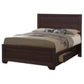 Kauffman California King Storage Bed Dark Cocoa