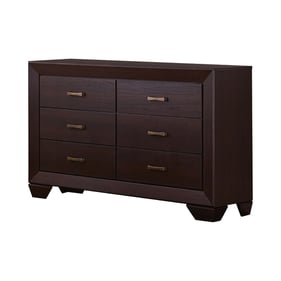 Coaster Furniture Kauffman Dark Cocoa 6 Drawers Dresser