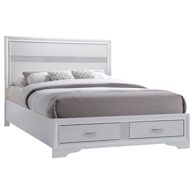 Coaster Furniture Miranda White Queen Bed CST-205111Q