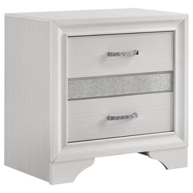 Coaster Furniture Miranda White Nightstand