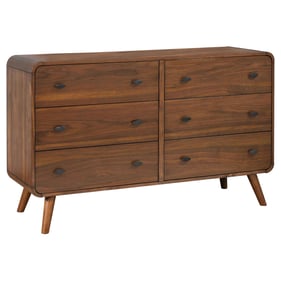 Coaster Furniture Robyn Dark Walnut 6 Drawers Dresser