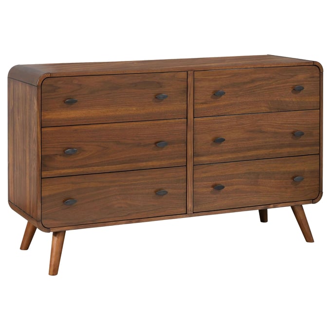 Coaster Furniture Robyn Dark Walnut 6 Drawers Dresser CST-205133