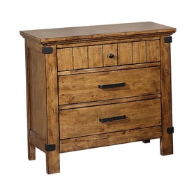 Coaster Furniture Brenner Rustic Honey 3 Drawers Night Stand