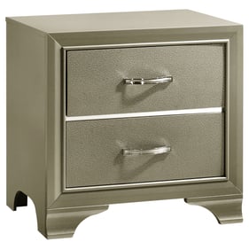 Coaster Furniture Beaumont Champagne 2 Drawers Nightstand