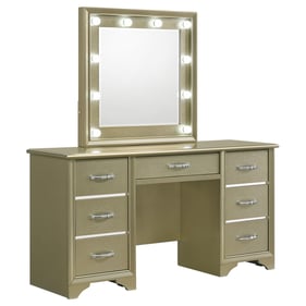 Coaster Furniture Beaumont Champagne Vanity Desk