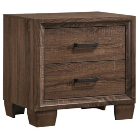 Coaster Furniture Brandon Medium Warm Brown 2 Drawers Nightstand