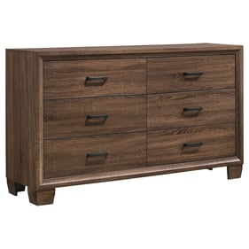 Coaster Furniture Brandon Medium Warm Brown 6 Drawers Dresser