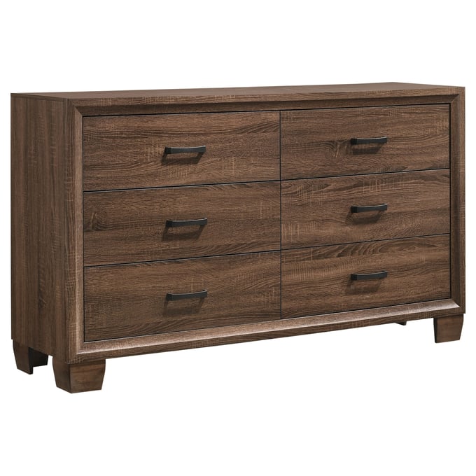 Coaster Furniture Brandon Medium Warm Brown 6 Drawers Dresser CST-205323