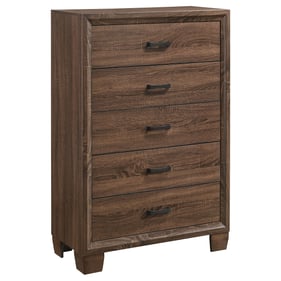 Coaster Furniture Brandon Medium Warm Brown 5 Drawers Chest