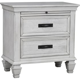 Coaster Furniture Franco Antique White 2 Drawers Nightstand