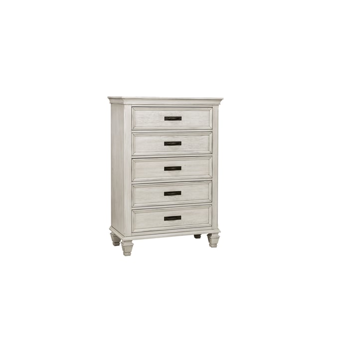 Coaster Furniture Franco Antique White Chest CST-205335