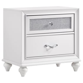 Coaster Furniture Barzini White Nightstand