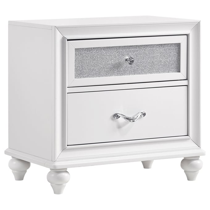 Coaster Furniture Barzini White Nightstand CST-205892