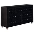 Deanna 7-drawer Rectangular Dresser Black