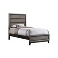 Watson Twin Panel Bed Grey Oak