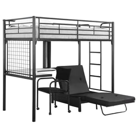 Coaster Furniture Jenner Black Twin Loft Bed - Pad Not Included