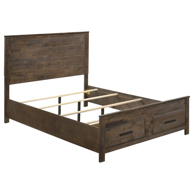 Coaster Furniture Woodmont Rustic Golden Brown Cal King Bed CST-222631KW