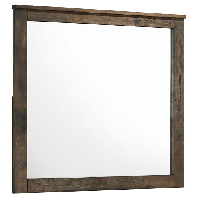 Coaster Furniture Woodmont Rustic Golden Brown Mirror CST-222634