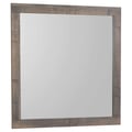 Frederick Square Dresser Mirror Weathered Oak