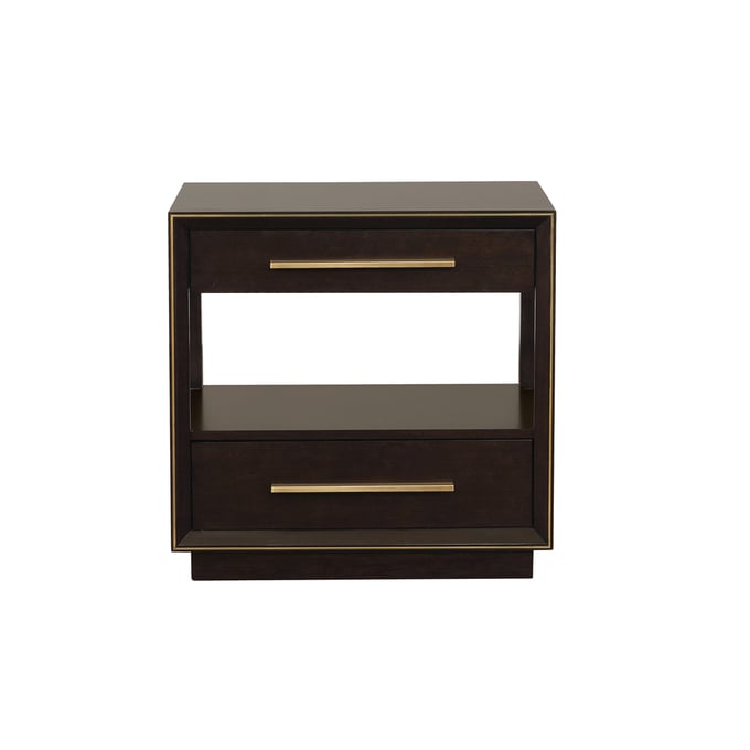 Coaster Furniture Durango Smoked Peppercorn 2 Drawers Nightstand CST-223262