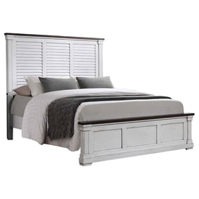 Coaster Furniture Hillcrest Dark Rum White King Bed