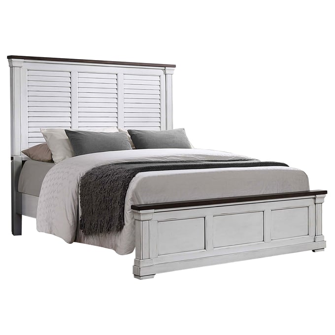 Coaster Furniture Hillcrest Dark Rum White King Bed CST-223351KE