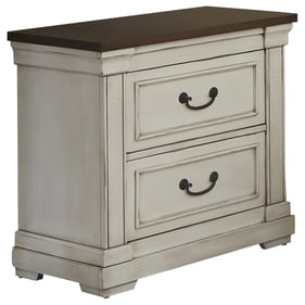 Coaster Furniture Hillcrest Dark Rum White Nightstand