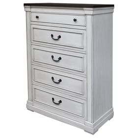 Coaster Furniture Hillcrest Dark Rum White Chest