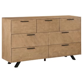 Coaster Furniture Taylor Light Honey Brown 7 Drawers Dresser