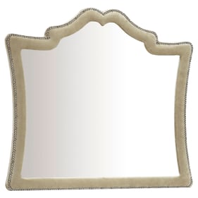 Coaster Furniture Antonella Camel Mirror with Nailhead Trim