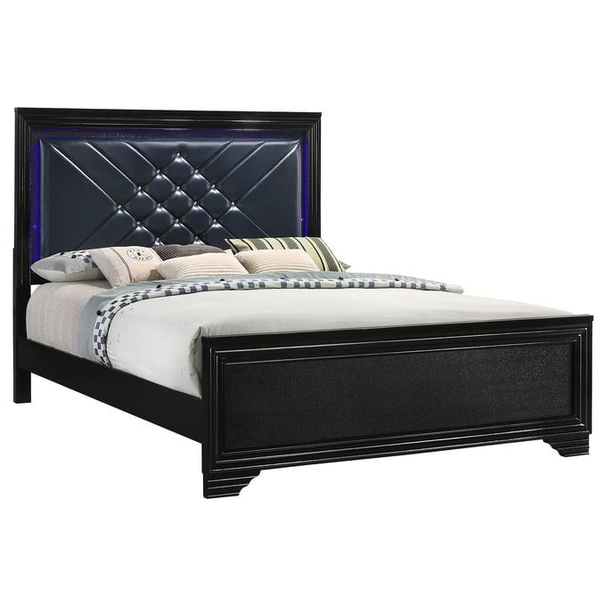 Coaster Furniture Penelope Midnight Star Black King Bed CST-223571KE