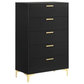 Coaster Furniture Kendall Black 5 Drawer Chest