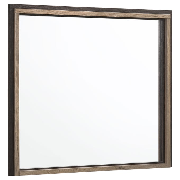 Coaster Furniture Baker Brown Light Taupe Rectangular Mirror CST-224464