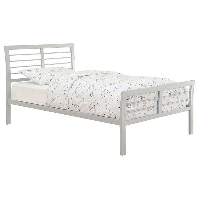 Coaster Furniture Cooper Silver Metal Full Bed CST-300201F