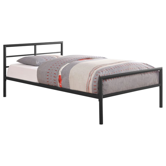 Coaster Furniture Fisher Gunmetal Twin Bed CST-300279T