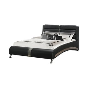 Coaster Furniture Jeremaine Black Wood Queen Bed