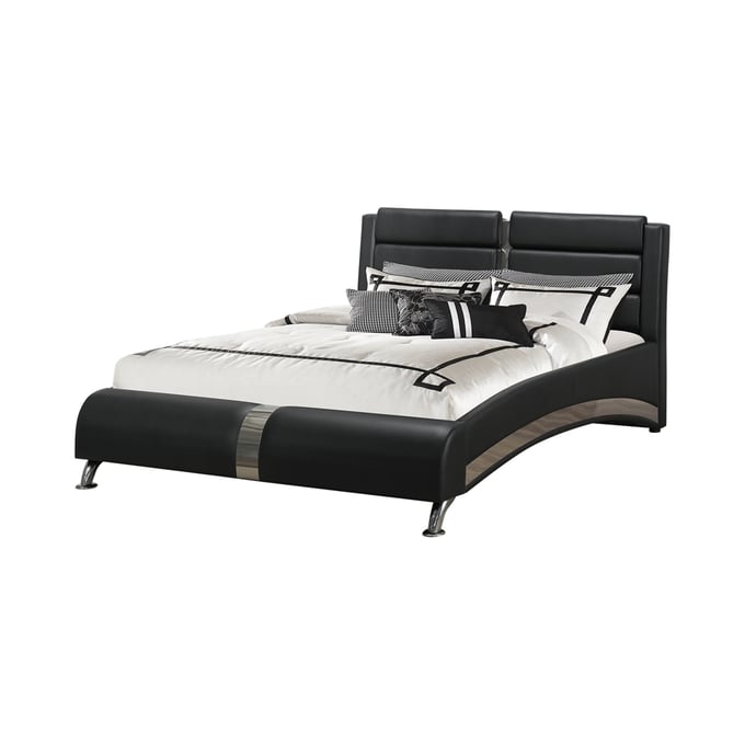 Coaster Furniture Jeremaine Black Wood Queen Bed CST-300350Q