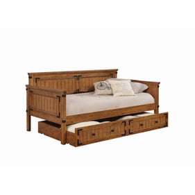 Coaster Furniture Oakdale Rustic Honey Twin Trundle Daybed