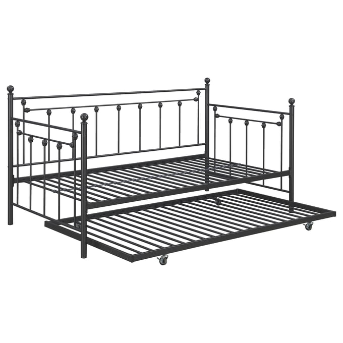 Coaster Furniture Nocus Gunmetal Trundle Daybed CST-306057