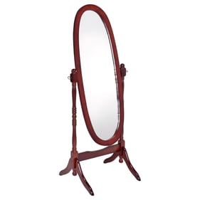 Coaster Furniture Foyet Merlot Oval Cheval Mirror