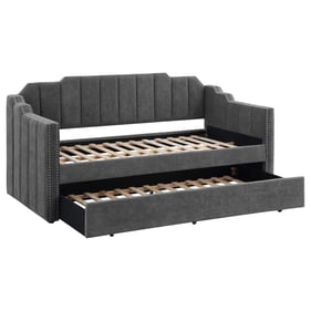 Coaster Furniture Kingston Charcoal Twin Trundle Daybed