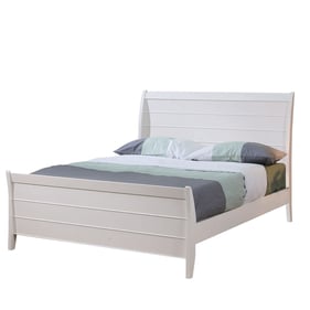 Coaster Furniture Selena Buttermilk Full Sleigh Platform Bed