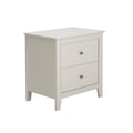 Selena 2-drawer Nightstand Cream White