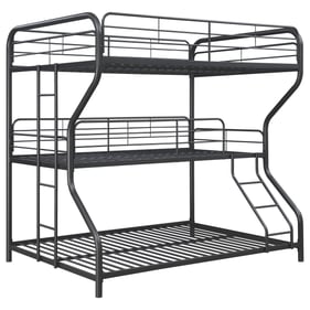 Coaster Furniture Garner Gunmetal Triple Bunk Bed